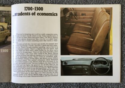 1978 Morris Marina Brochure - Image 8