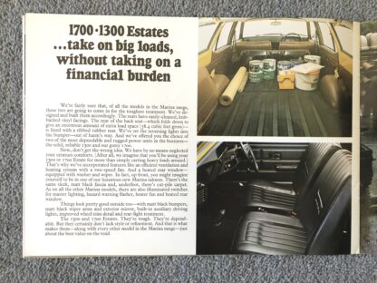 1978 Morris Marina Brochure - Image 9