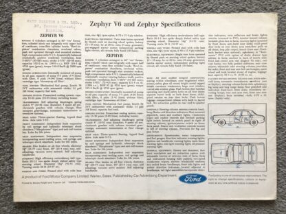 1969 Ford Zephyr Mark IV Brochure - Image 8