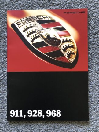 1994 Porsche Range Brochure 911, 928, 968