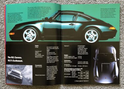 1994 Porsche Range Brochure 911, 928, 968 - Image 4