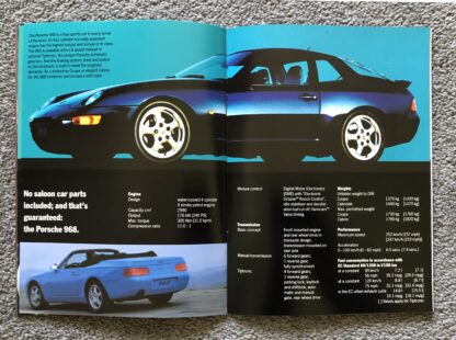 1994 Porsche Range Brochure 911, 928, 968 - Image 9