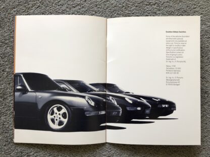 1994 Porsche Range Brochure 911, 928, 968 - Image 12