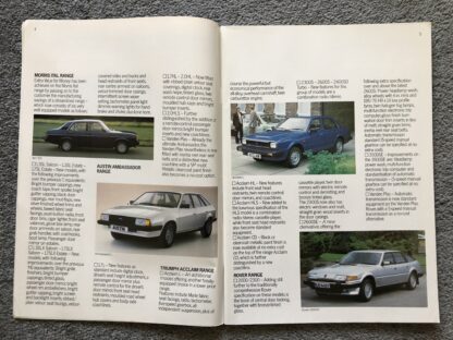 1982 Austin Morris MG Rover Triumph Range Brochure - Image 3
