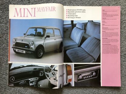 1982 Austin Morris MG Rover Triumph Range Brochure - Image 6