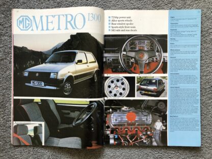 1982 Austin Morris MG Rover Triumph Range Brochure - Image 8