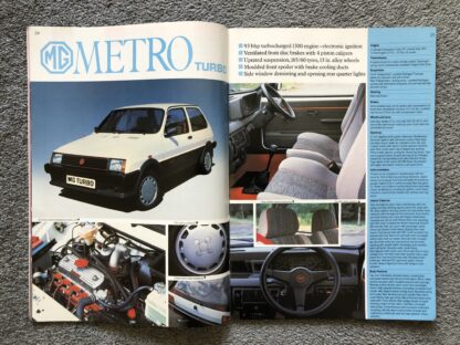 1982 Austin Morris MG Rover Triumph Range Brochure - Image 9