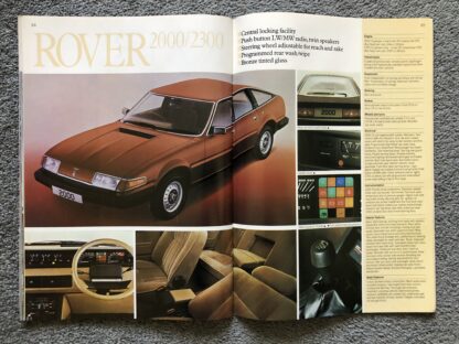 1982 Austin Morris MG Rover Triumph Range Brochure - Image 15