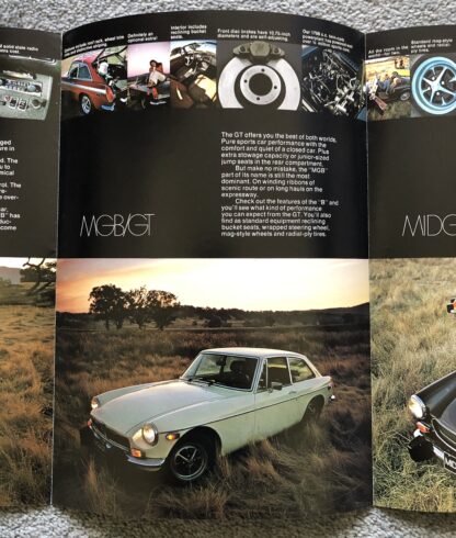 1973 MG MGB, MGB GT, Midget Brochure - Image 3