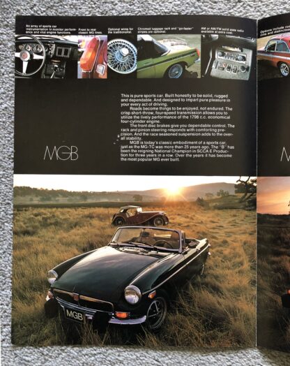 1973 MG MGB, MGB GT, Midget Brochure - Image 4