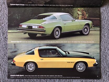 1976 Chevrolet Camaro Brochure - Image 4