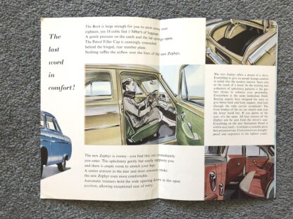 1956 Ford Zephyr MK II Brochure - Image 2