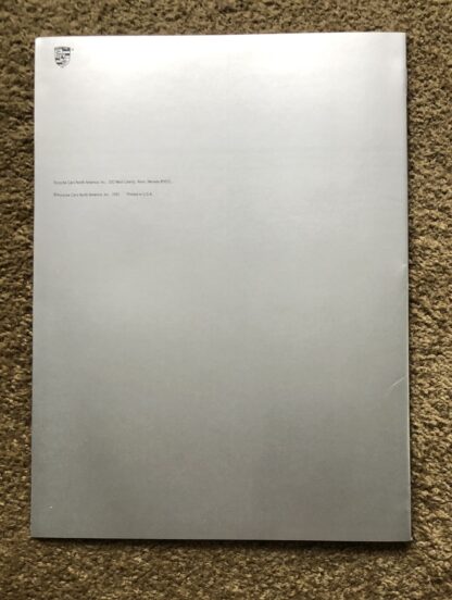 1992 Porsche Range Brochure, 968, 911 928 - Image 10