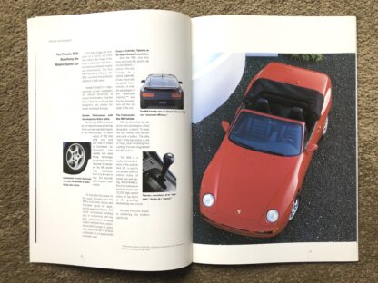 1993 Porsche Range Brochure, 968, 911 928 - Image 6