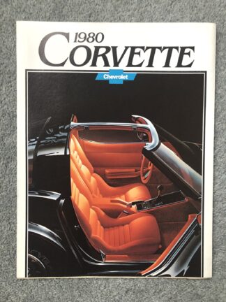 1980 Chevrolet Corvette Brochure