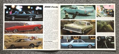 1966 Ford Range Brochure Mustang, Fairlane, Falcon, Thunderbird - Image 3
