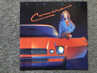 1981 Chevrolet Camaro Brochure