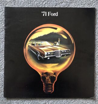 1971 Ford Range Brochure LTD, Galaxie, Custom, Thunderbird
