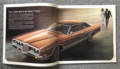 1971 Ford Range Brochure LTD, Galaxie, Custom, Thunderbird - Image 2
