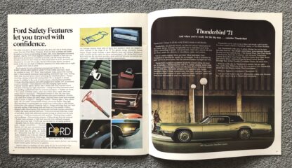 1971 Ford Range Brochure LTD, Galaxie, Custom, Thunderbird - Image 10