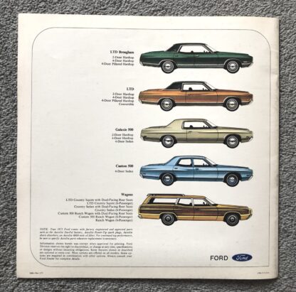 1971 Ford Range Brochure LTD, Galaxie, Custom, Thunderbird - Image 11