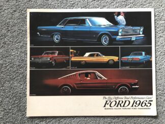 1965 Ford Range Brochure Mustang, Falcon, Thunderbird, Galaxie, Wagons