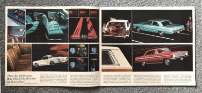 1965 Ford Range Brochure Mustang, Falcon, Thunderbird, Galaxie, Wagons - Image 2