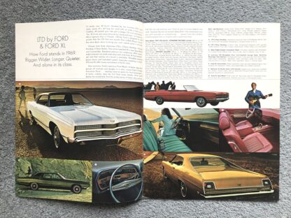 1969 Ford Range Buyers Guide Brochure Mustang, Falcon, Torino, Galaxie - Image 2