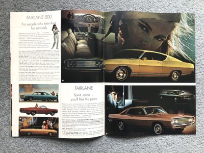 1969 Ford Range Buyers Guide Brochure Mustang, Falcon, Torino, Galaxie - Image 5