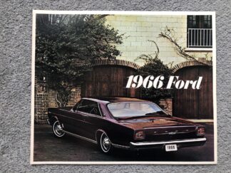 1966 Ford Full Range Brochure Galaxie, XL, LTD, Custom, Wagons