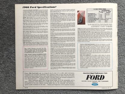1966 Ford Full Range Brochure Galaxie, XL, LTD, Custom, Wagons - Image 13