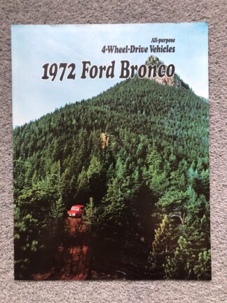1972 Ford Bronco Brochure