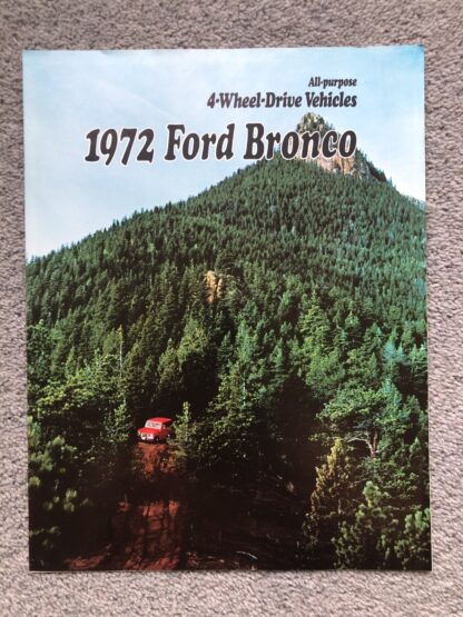 1972 Ford Bronco Brochure