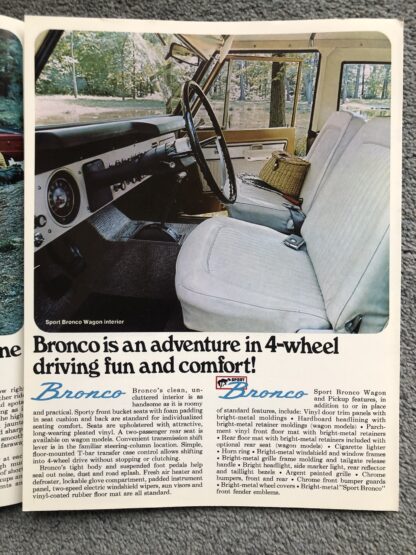 1972 Ford Bronco Brochure - Image 4