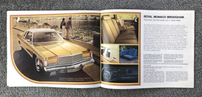 1975 Dodge Range Charger Challenger Coronet Dart Monaco Polara Brochure - Image 11