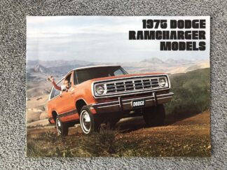 1975 Dodge Ramcharger Truck Brochure