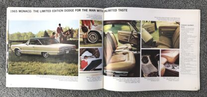 1965 Dodge Range Coronet, Dart, Polara, Custom, Monaco Brochure - Image 12