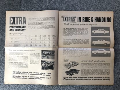 1963 Dodge, Ford, Chevrolet, Oldsmobile, Buick Range Comparison Brochure - Image 4