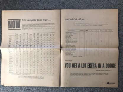 1963 Dodge, Ford, Chevrolet, Oldsmobile, Buick Range Comparison Brochure - Image 7