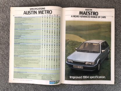 1984 Austin Morris Rover MG Range - Image 9