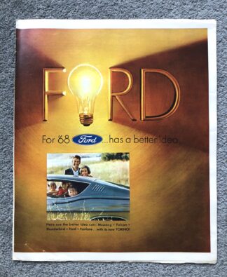 1968 Ford Range Brochure Mustang, Falcon, Thunderbird, Galaxie, Fairlane
