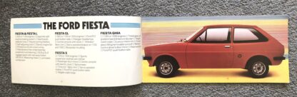 1980 Ford Range Brochure Fiesta, Escort, Cortina, Capri, Granada - Image 2