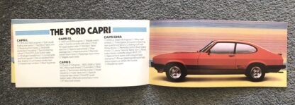 1980 Ford Range Brochure Fiesta, Escort, Cortina, Capri, Granada - Image 6