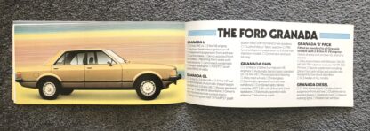 1980 Ford Range Brochure Fiesta, Escort, Cortina, Capri, Granada - Image 7