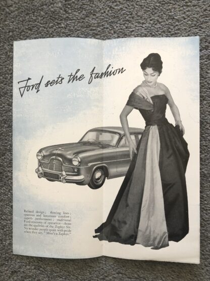 1950s Ford Zephyr Six MK I Brochure - Image 2