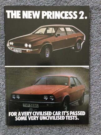 1978 Austin Morris Princess Brochure