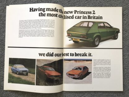 1978 Austin Morris Princess Brochure - Image 3