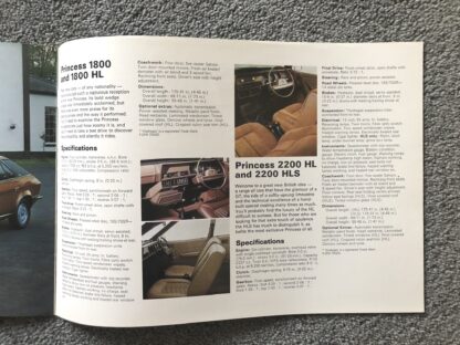 1976 Austin Morris Range Mini, Maxi, Allegro, Princess Brochure - Image 15