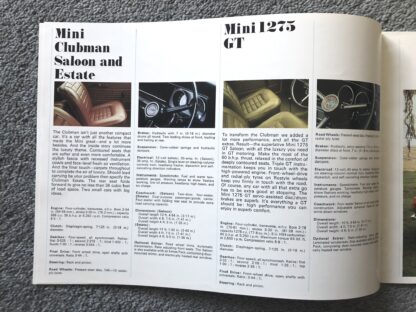 1973 Austin Morris Range Mini, Maxi, Allegro, 1800, 2200 Brochure - Image 4