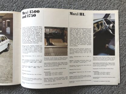 1973 Austin Morris Range Mini, Maxi, Allegro, 1800, 2200 Brochure - Image 13